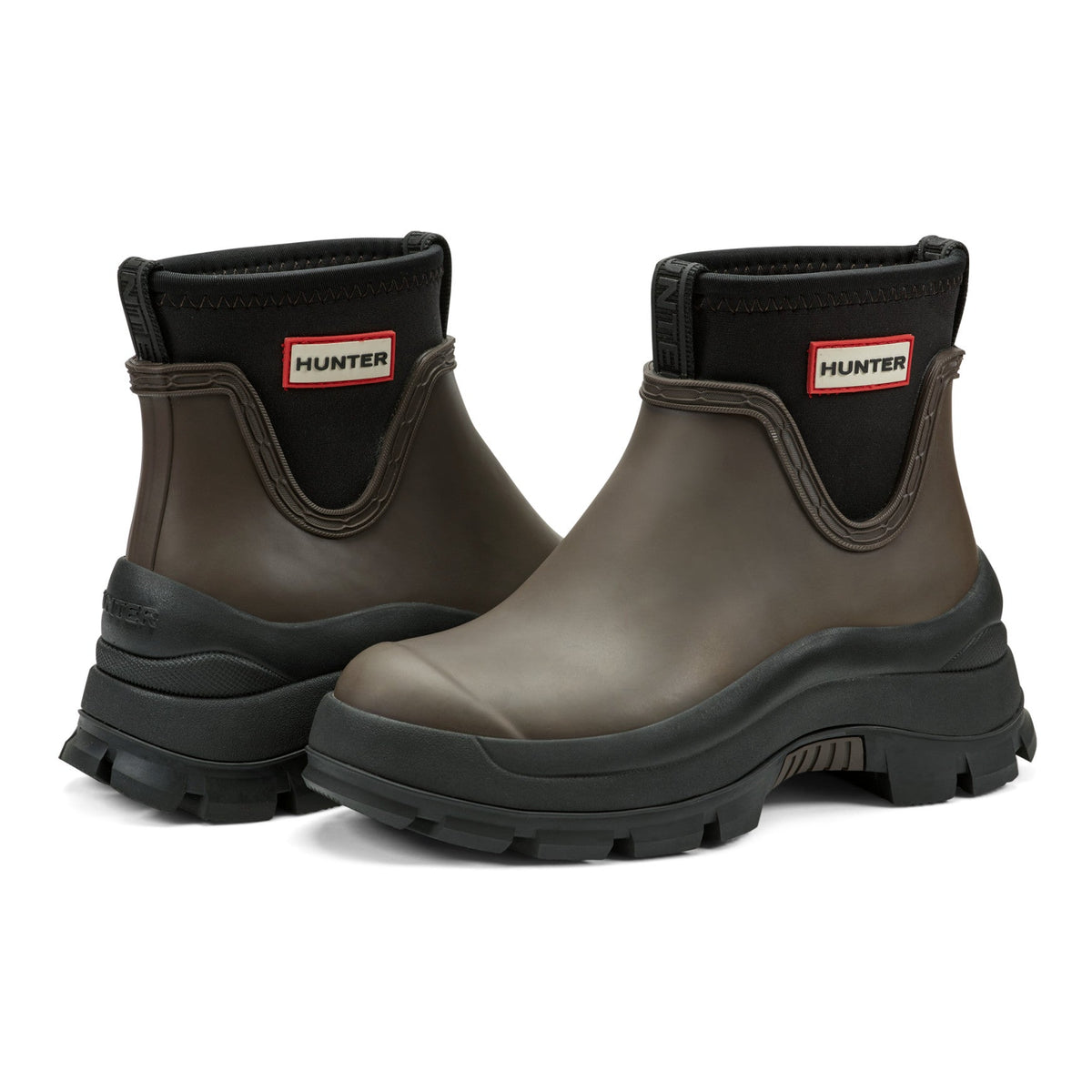 Eloise Lug Sole Waterproof Neoprene Rain Booties