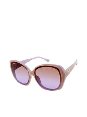 Two Tone Geometric - Nude & Lilac
