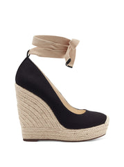 Zexie Platform Wedge - Black