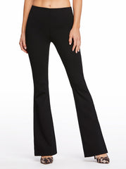 Pull On Flare - Black Ponte