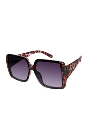 Oversized Glamorous Square Sunglasses - Tortoise