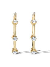 Large Hoop Crystal Earrings