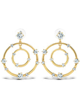 Orbital Crystal Drop Earrings