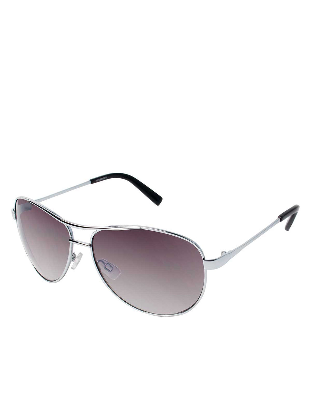 Iconic Aviator Pilot Sunglasses with Bifocal Readers - Silver