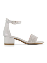 Girls' Pearl Stone Dress Heel - Silver