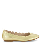 Girls' Amy Scallop Ballet Flat - Gold