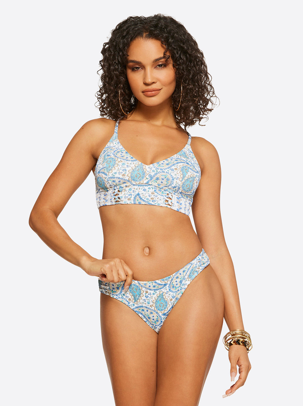 Sweetness Overload Cropped Cami - White Multi