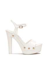 Calenta Studded Platform - White