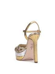 Inaia Braided Platform Sandal - Gold