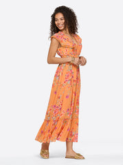 Phillipa Maxi Dress - Watercolor Roses