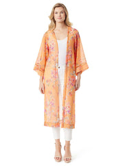 Caelan Kimono - Watercolor Roses