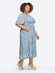 Simona Dress - Decorative Blossoms