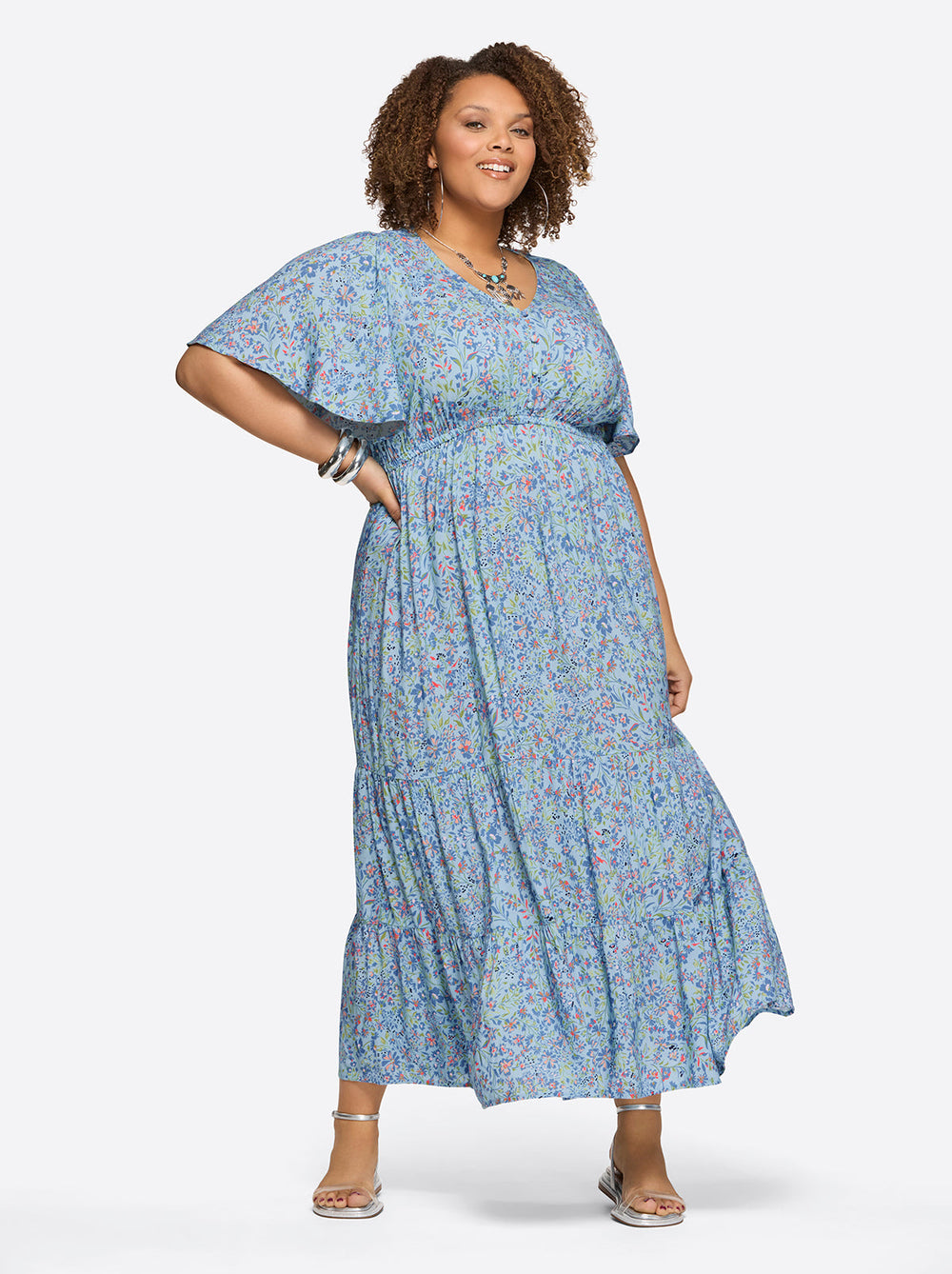 Naomi Dress - Decorative Blossoms
