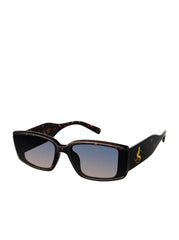 Modern Rectangular Sunglasses - Tortoise