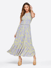 Mira Tiered Ruffle Maxi Dress - Hidden Lotus