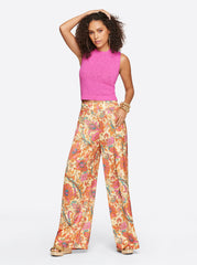 Ivy Mesh Tank - Rose Violet