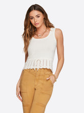 Sierra Sweater Tank - Gardenia