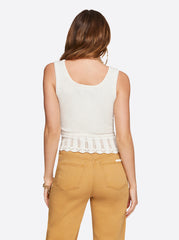Sierra Sweater Tank - Gardenia