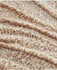Leopard Printed Plush Duvet Cover Set