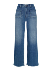 Starstruck Wide Leg Jean - Laguna