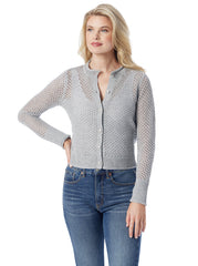 Bianka Cardigan - Metallic Silver