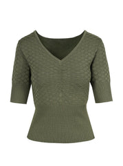 Imani Top - Bronze Green