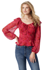 Aki Blouse - Outlines Blossoms
