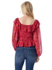 Aki Blouse - Outlines Blossoms