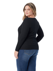 Laurel Sweetheart Top - Anthracite