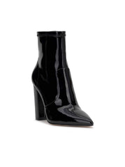 Narelle Pointed Toe Bootie - Black Patent