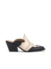 Zurina Heeled Mule - Two-Tone