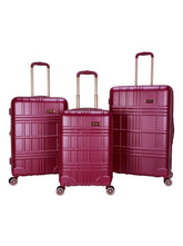 Jewel Plaid Luggage Collection - Violet