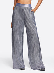 Adaeze Wide Leg Pant - Peacoat