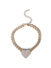 Crystal Heart Bracelet