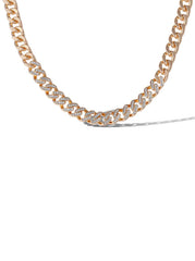 Pave Curb Chain Necklace