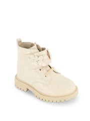 Toddler Daria Flower Moto Boot - Sand