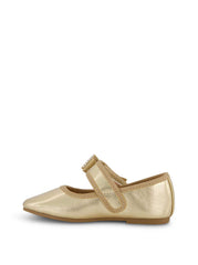 Toddler Amy Crystal Bow Ballet Flat - Gold