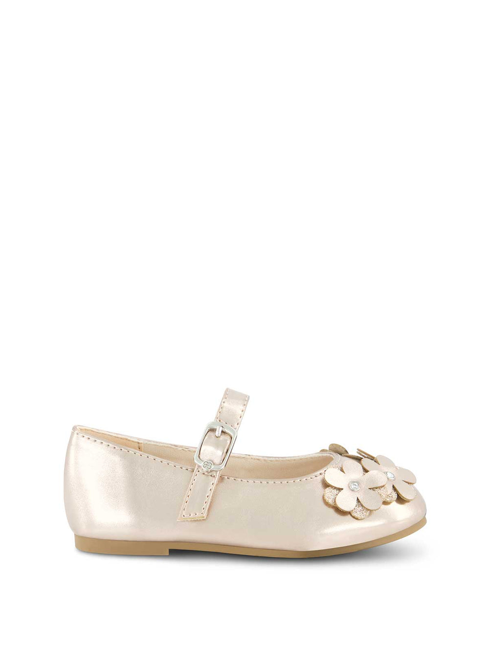Toddler Amy Petal Ballet Flat - Champagne