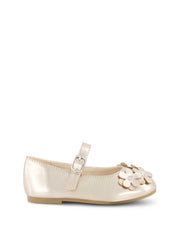 Toddler Amy Petal Ballet Flat - Champagne