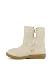 Toddler Evie Flower Boot - Cream