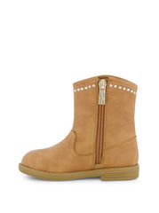 Toddler Layla Stripe Western Bootie - Cognac