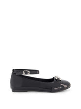 Little Girls' Amy Double Buckle Ballet Shoe - Black