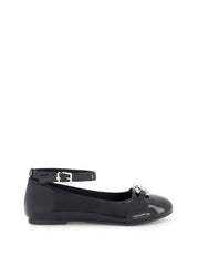 Little Girls' Amy Double Buckle Ballet Shoe - Black