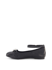 Little Girls' Amy Double Buckle Ballet Shoe - Black