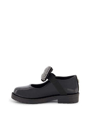 Toddler Aubrey Bow Flat - Black