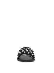 Brennara Flat Sandal - Black