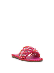 Brennara Flat Sandal - Bright Orchid