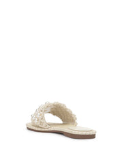 Brennara Flat Sandal - Cream