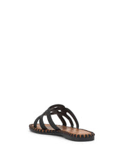 Bria Flat Sandal - Black