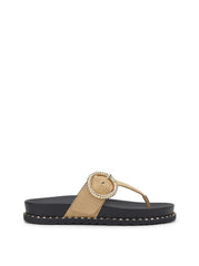 Cymmeri Flat Sandal - Natural Raffia